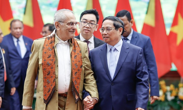 Premierminister Pham Minh Chinh trifft Timor-Lestes Präsident José Ramos-Horta