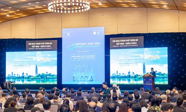 Eröffnung der Konferenz vietnamesischer und asiatischer intelligenter Städte 2024