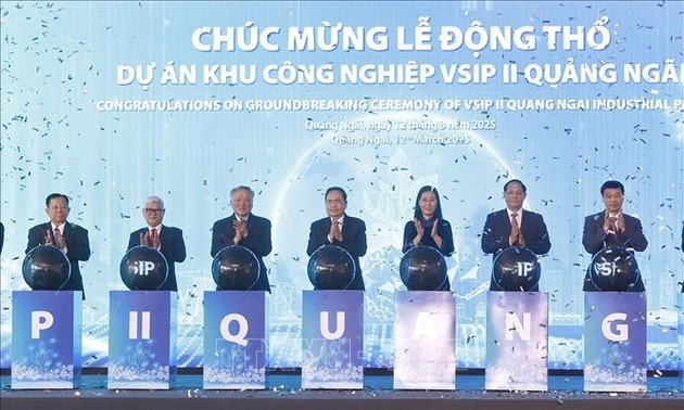 Baubeginn der Industriezone VSIP II Quang Ngai 