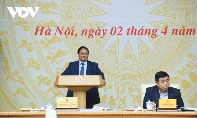 Premierminister Pham Minh Chinh leitet die 2. Sitzung des Verwaltungsstabs für die Entwicklung der Privatwirtschaft