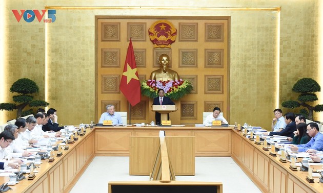 Premierminister Pham Minh Chinh leitet die Sitzung zur Entwicklung der Privatwirtschaft