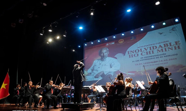 Das Kunstprogramm über Präsident Ho Chi Minh in Venezuela