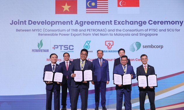 Vietnam exportiert Strom aus erneuerbaren Energien nach Malaysia und Singapur