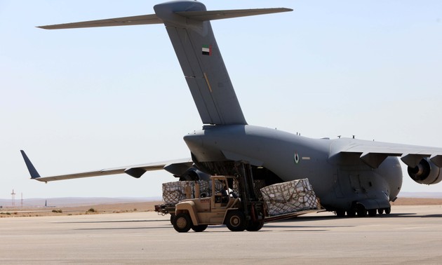 Mehr als 23.000 Tonnen Hilfsgüter wurden innerhalb einer Woche nach Gaza geliefert