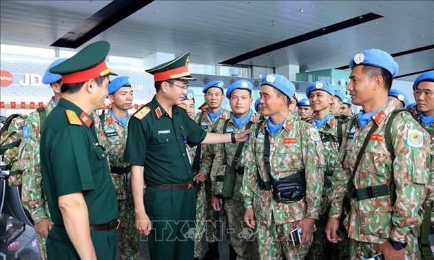 Das Pionierteam Nr. 4 bricht zu Friedensmission in Abyei auf