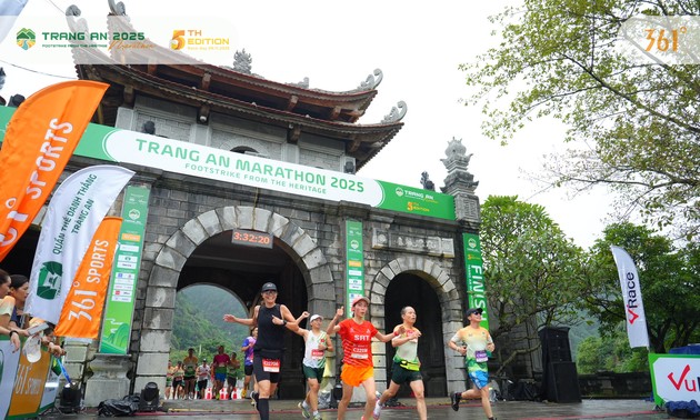 Mehr als 10.000 Athleten nehmen am Rennen in Ninh Binh teil