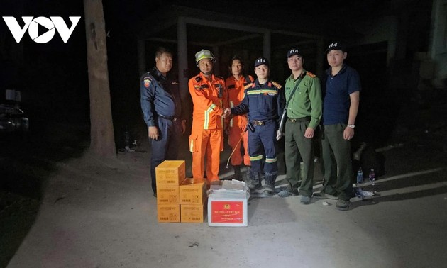 베트남 공안부 구조단, 미얀마 지진 피해 극복 위해 약 3톤의 의약품과 의료장비 증정