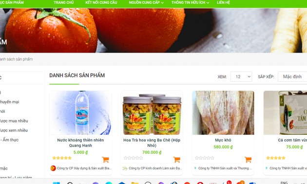 Quang Ninh ពង្រីកគុណសម្បត្តិ e-commerce ដើម្បីផលិតផល OCOP