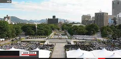 ទីក្រុង Hiroshima(ជប៉ុន)រំលឹកខួបលើកទី ៦៧ ទិវាអាមេរិកទម្លាក់គ្រាប់បែកបរមាណូ 