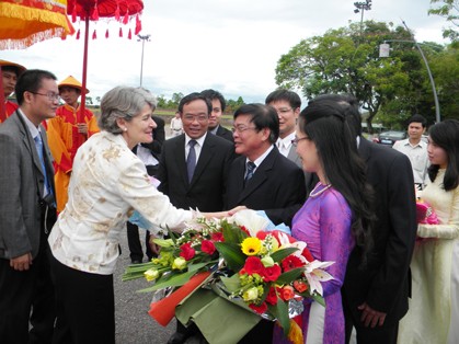 អគ្គនាយិកា UNESCO ទៅទស្សនានិងបំពេញការងារនៅខេត្ត Thua Thien Hue