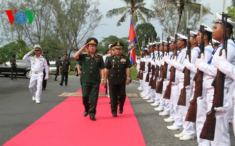 ជំរុញកិច្ចសហប្រតិបតិ្តការលើគ្រប់វិស័យរវាងកងទ័ពវៀតណាម-កម្ពុជា