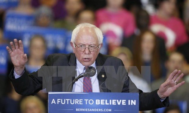 បេក្ខជន លោក Bernie Sander បង្រួញគម្លាតជាមួយអតីតរដ្ឋមន្ត្រីការបរទេសអាមេរិកលោកស្រី Hillary Clinton 