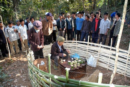 ទំនៀមទម្លាបសែនទេវតាព្រៃសំដៅការពារប្រភពទឹករបស់ជនជាតិ Ha Nhi