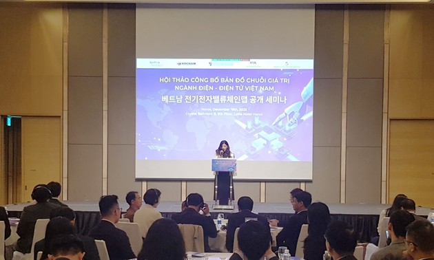 越南发布电子电气产业价值链版图