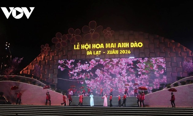 2026年春季大叻高盆樱花桃节开幕