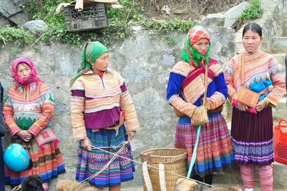 Visiting Bac Ha market