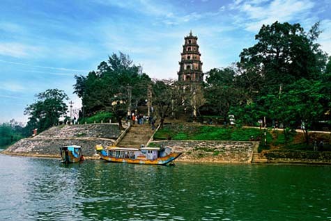 Hue pagoda typifies Hue architecture 