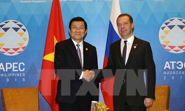 Vietnamese President meets with Russian Prime Minister in Manila