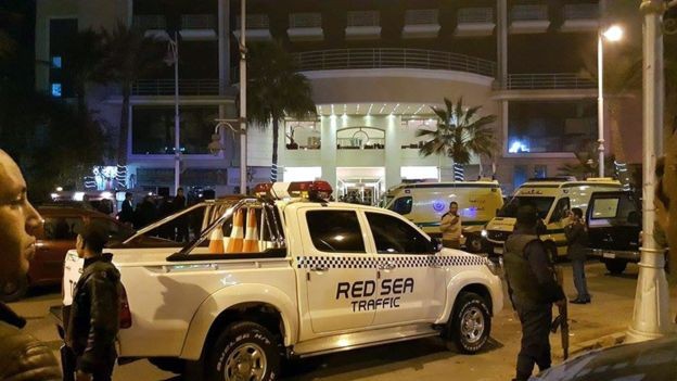 Egypt hotel attacked, 3 tourists injured