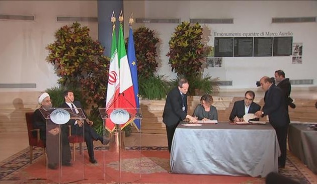 Iran, Italy sign deals worth billions of USD