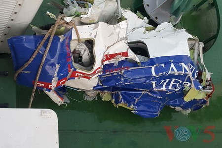 Broken pieces confirmed from CASA-212