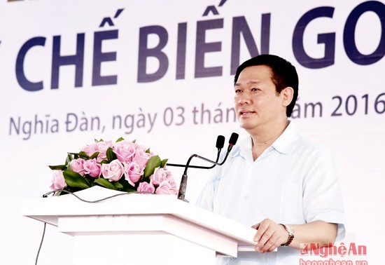  Deputy Prime Minister Vuong Dinh Hue attended major project ground breaking ceremonies in Nghe An