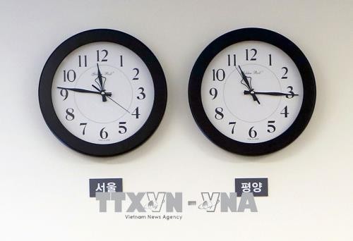 North Korea adjusts time zone to match South