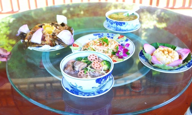 Sampling lotus cuisine of northern Vietnam