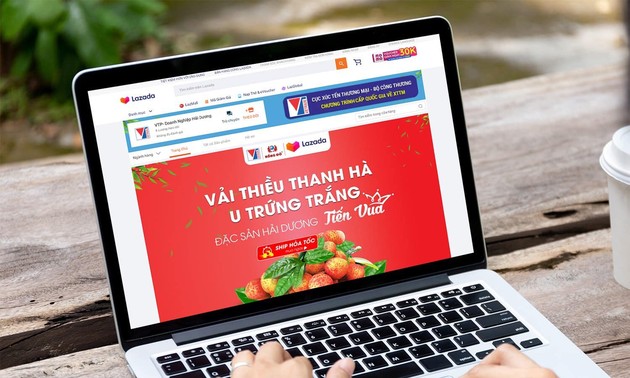 Vietnam farm produce on sales on e-commerce platforms