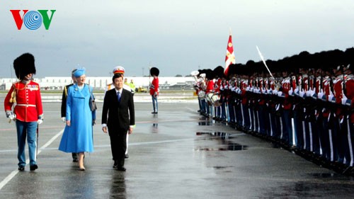 Le président Truong Tân Sang à Copenhague pour une visite d’Etat au Danemark