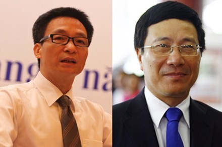 Vu Duc Dam et Pham Binh Minh, futurs vice-Premiers Ministres