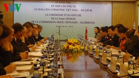 Ouverture de la 10ème session de la commission inter-gouvernementale Vietnam-Algérie