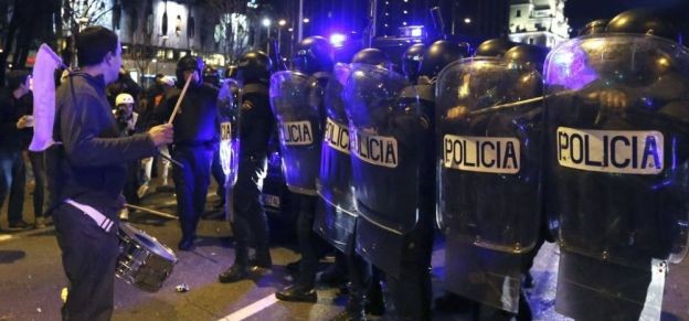 Espagne : «Marche pour la dignité» émaillée par la violence