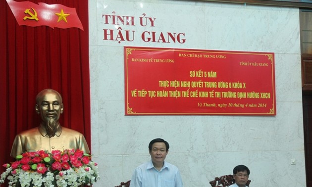 Poursuite du perfectionnement de l’économie de marché à l’orientation socialiste