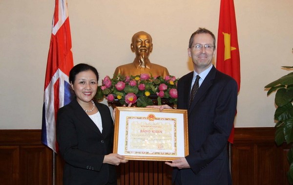 L’ambassadeur britannique à l’honneur