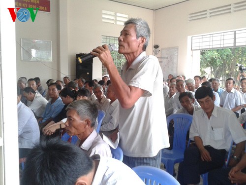 La vice présidente de l’Assemblée nationale à l’écoute des électeurs de Ben Tre