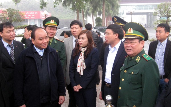 Nguyen Xuan Phuc en tournée à Quang Ninh