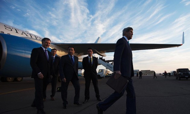 Kerry arrive en Egypte pour rencontrer Sissi, Abbas et le roi Abdallah