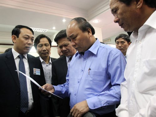 Nguyên Xuân Phuc en tournée de travail à Haiphong