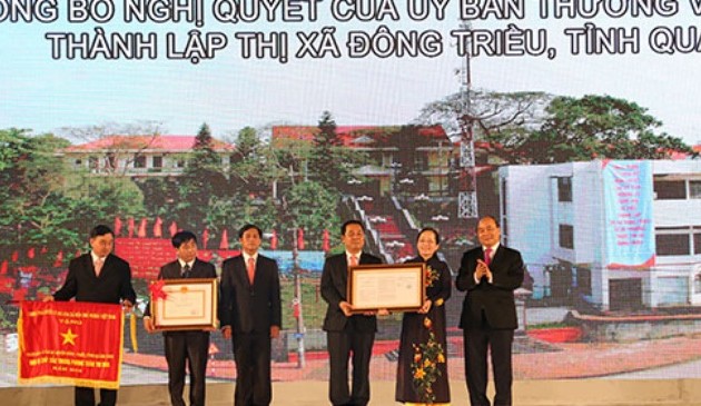 Naissance de la cité municipale de Dông Triêu à Quang Ninh