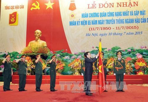 Célébration de la Journée traditionnelle du secteur des services logistiques militaires