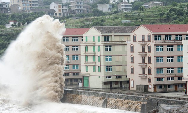 Le typhon Chan-hom: 865.000 personnes évacuées à Zhenjiang