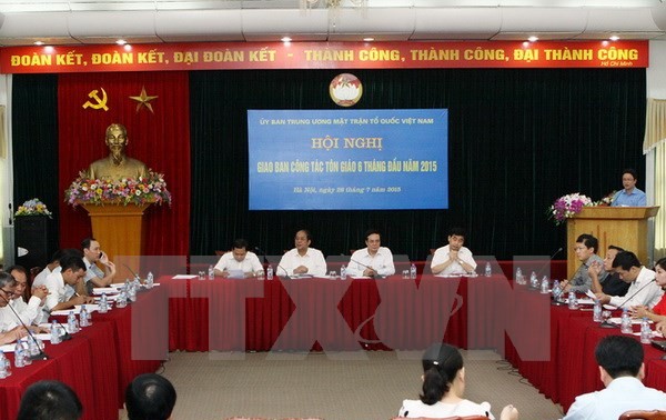 Religion: renforcement de la coopération entre le FPV et ses organisations membres