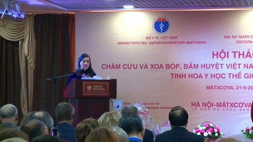 Colloque sur l’acupuncture du Vietnam à Moscou