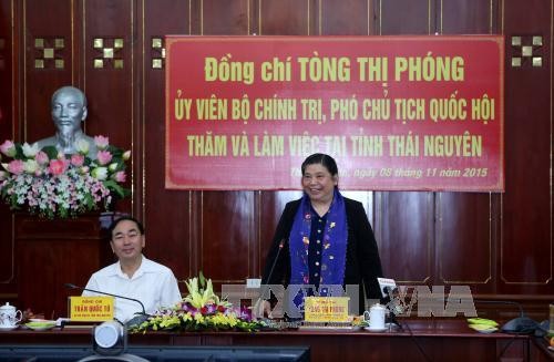 Tong Thi Phong en tournée à Thai Nguyen