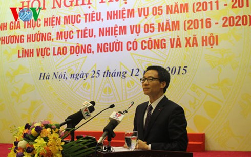 Ministère du Travail, des Invalides de guerre et des Affaires sociales : bilan 2011-2015