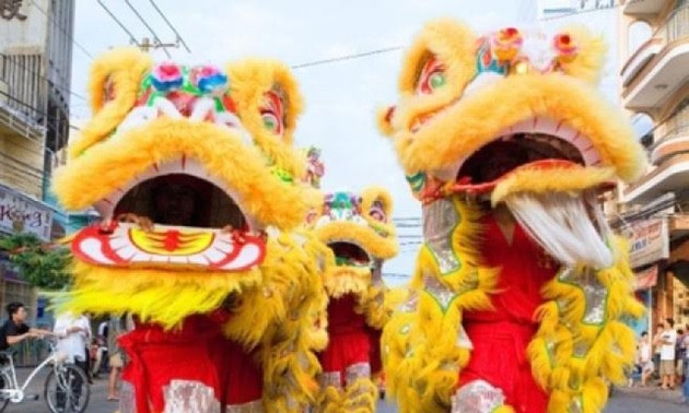 Ouverture du premier tournoi de danses de la licorne de Soc Trang