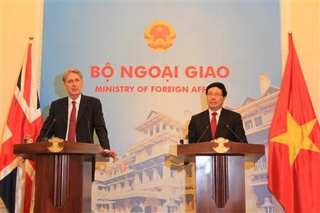 Entretien entre Philip Hammond et Pham Binh Minh
