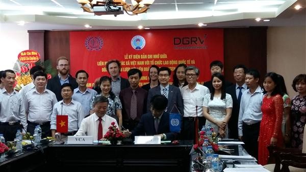 Mémorandum entre l’alliance des coopératives du Vietnam, l’IOT et Raiffeisen