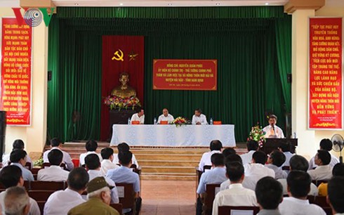 Nguyen Xuan Phuc travaille à Nam Dinh